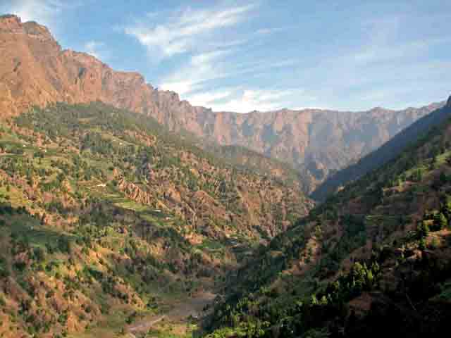 (krater op La Palma)